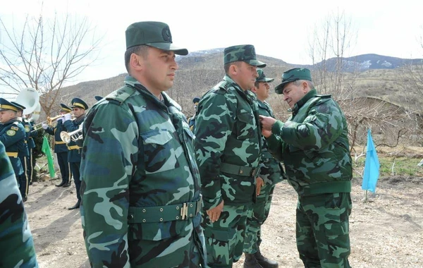 Ermənistanla dövlət sərhədində yeni hərbi hissə fəaliy­yə­tə başlayıb - FOTO