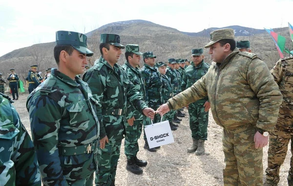 Ermənistanla dövlət sərhədində yeni hərbi hissə fəaliy­yə­tə başlayıb - FOTO