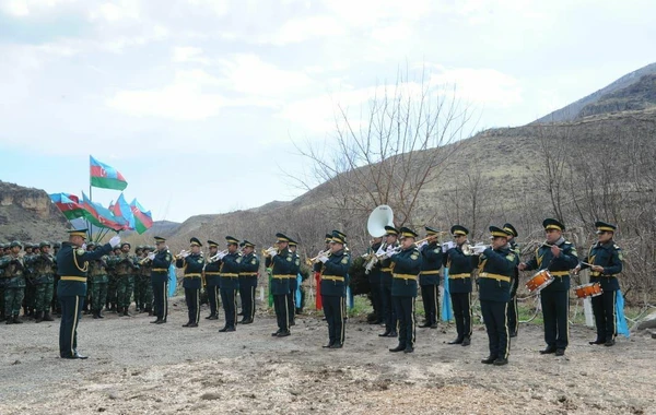 Ermənistanla dövlət sərhədində yeni hərbi hissə fəaliy­yə­tə başlayıb - FOTO