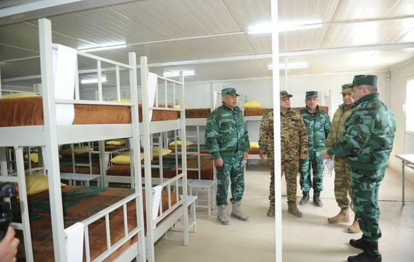 Ermənistanla dövlət sərhədində yeni hərbi hissə fəaliy­yə­tə başlayıb - FOTO