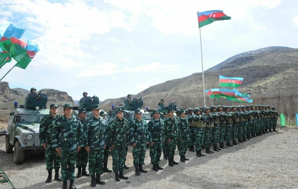 Ermənistanla dövlət sərhədində yeni hərbi hissə fəaliy­yə­tə başlayıb - FOTO