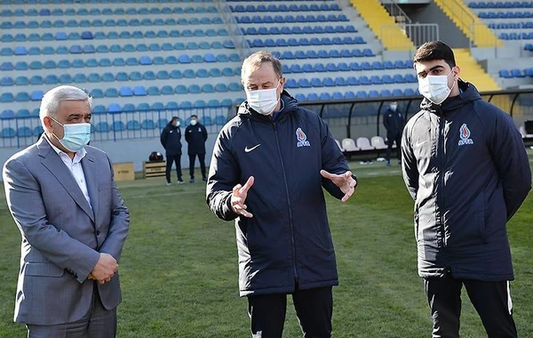 AFFA prezidenti milli komandanın heyəti ilə görüşdü