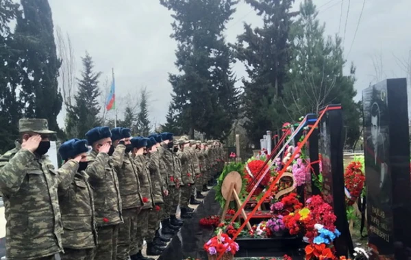 Şəhid ailələri ziyarət olunub - FOTO
