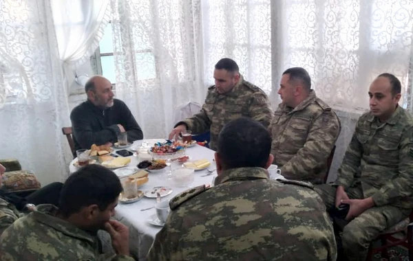 Şəhid ailələri ziyarət olunub - FOTO