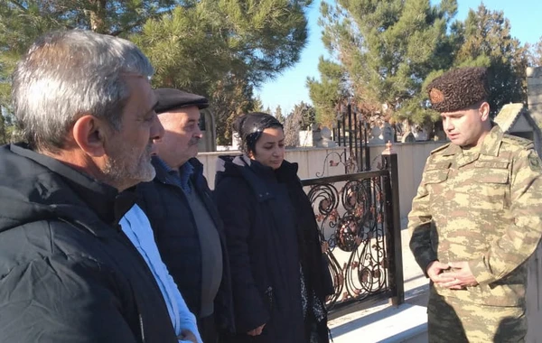 Şəhid ailələri ziyarət olunub - FOTO