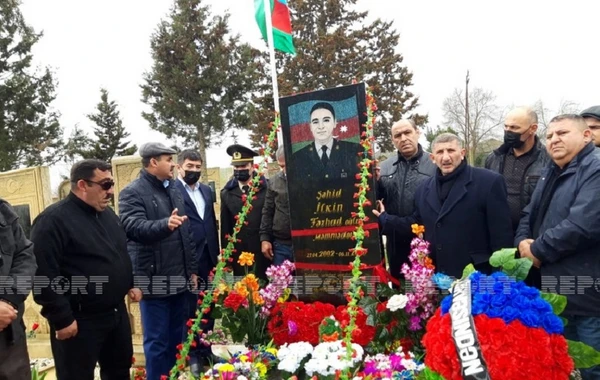 Biləsuvarda Vətən müharibəsi şəhidi İlkin Məmmədovun 19 yaşı qeyd edilib - FOTO