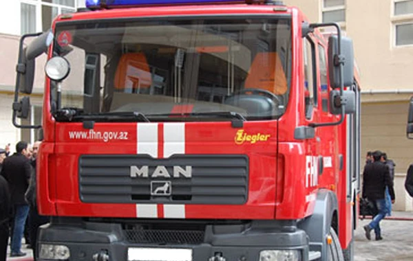 Ağstafada evdə yanğın olub