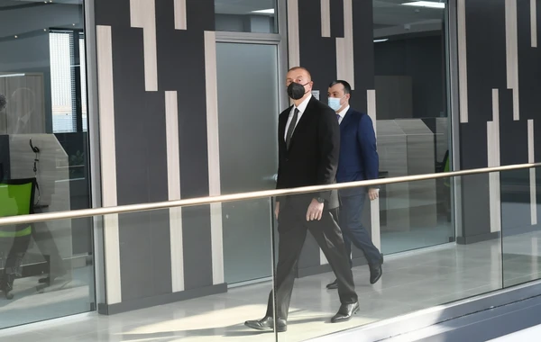 Президент Ильхам Алиев принял участие в открытии нового центра DOST в Баку - ФОТО
