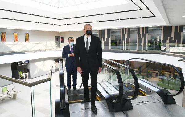 Президент Ильхам Алиев принял участие в открытии нового центра DOST в Баку - ФОТО