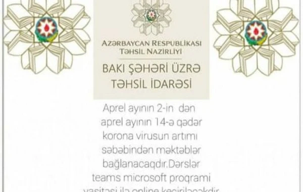 Bakıda məktəblərin bağlanması iddiaları ilə bağlı RƏSMİ AÇIQLAMA + FOTO