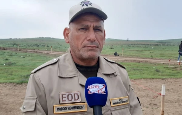 Şuşaya çəkilən avtomobil yolunun keçəcəyi ərazilər minalardan belə təmizlənir - FOTO