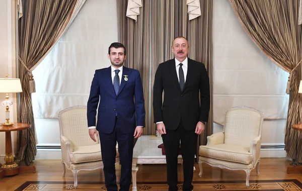 Президент Ильхам Алиев принял Сельчука Байрактара - ВИДЕО