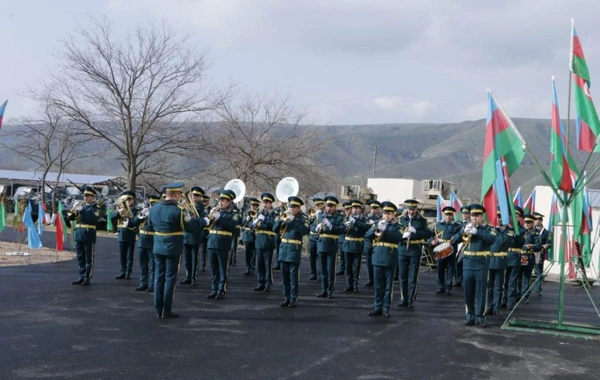 Ermənistanla sərhəddə DSX-nin yeni hərbi hissəsi fəaliyyətə başlayıb - FOTO