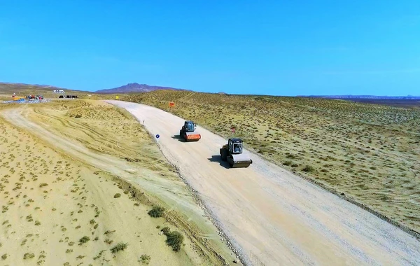 Abşeronda palçıq vulkanlarına yeni yol çəkilir - FOTO