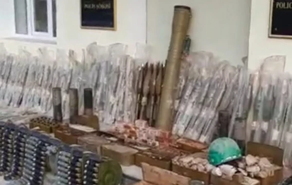 Qubadlıda döyüş sursatları aşkarlandı - VİDEO