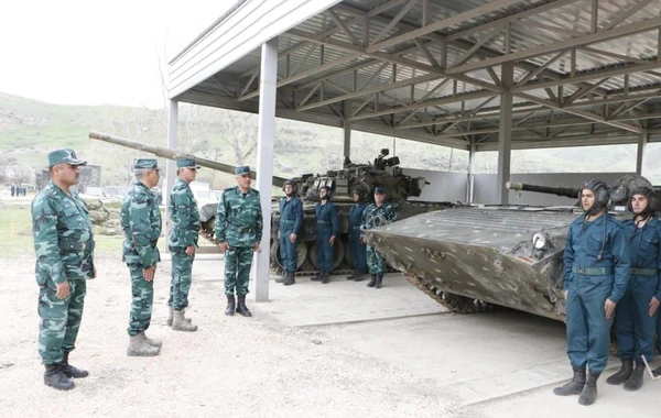 Ermənistanla sərhəddə yeni hərbi hissə fəaliyyətə başlayıb - FOTO