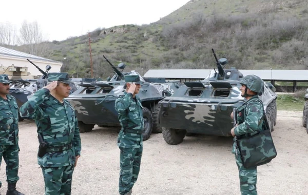 Ermənistanla sərhəddə yeni hərbi hissə fəaliyyətə başlayıb - FOTO