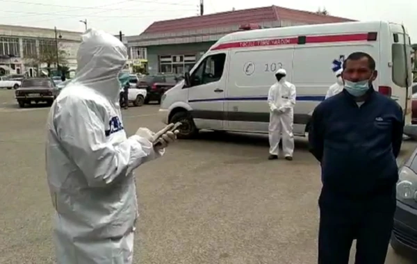 Ərzaq mağazasında koronavirus xəstəsi tutuldu