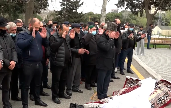Rəmişin dəfn mərasimindəki təhlükə - VİDEO