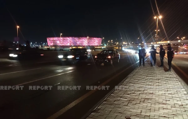 В Баку автомобиль насмерть сбил пешехода  - ФОТО