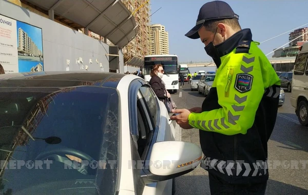 Bakıda yol polisi reyd keçirdi, cərimələr yazdı - FOTO