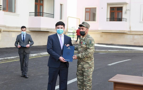 Daha 30 şəhid ailəsi və müharibə əlilinə mənzillər təqdim olundu - FOTO