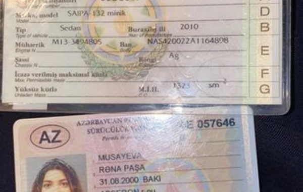Masazırda piyadanı vurub qaçan 21 yaşlı qadın sürücünü polislər saxladı - FOTO