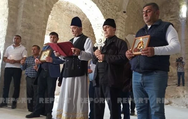 Члены Албано-удинской христианской религиозной общины посетили албанский храм в Туге