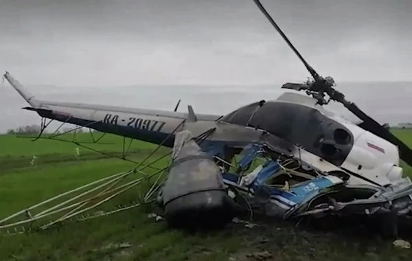 Krasnodarda helikopter qəzaya uğrayıb, pilot həlak olub