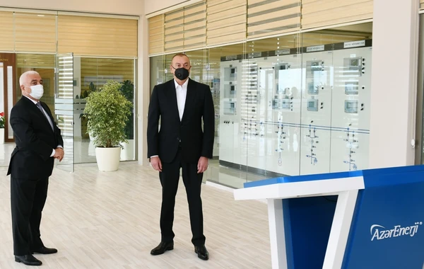 Президент Ильхам Алиев принял участие в открытии подстанций "Говсан" и "Маштага" - ФОТО