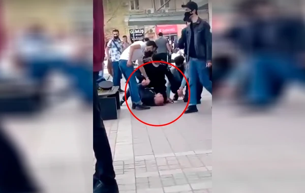 Bakıda maska cəriməsindən yayınmaq istəyən şəxsdən ağlagəlməz addım - ŞOK VİDEO