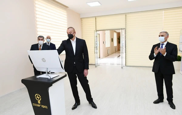 В Гаджигабуле сдана в эксплуатацию 110/35/10-киловольтная подстанция "Гарасу" - ФОТО