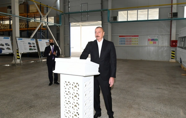 Prezident Hacıqabul Sənaye Məhəlləsinin açılışında iştirak edib - YENİLƏNİB - FOTO
