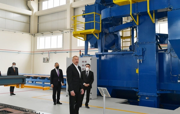 Prezident Hacıqabul Sənaye Məhəlləsinin açılışında iştirak edib - YENİLƏNİB - FOTO