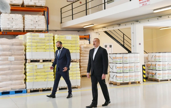 Prezident Hacıqabul Sənaye Məhəlləsinin açılışında iştirak edib - YENİLƏNİB - FOTO