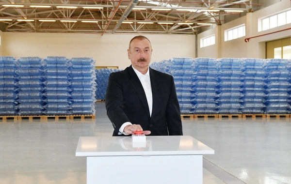 Prezident Hacıqabul Sənaye Məhəlləsinin açılışında iştirak edib - YENİLƏNİB - FOTO