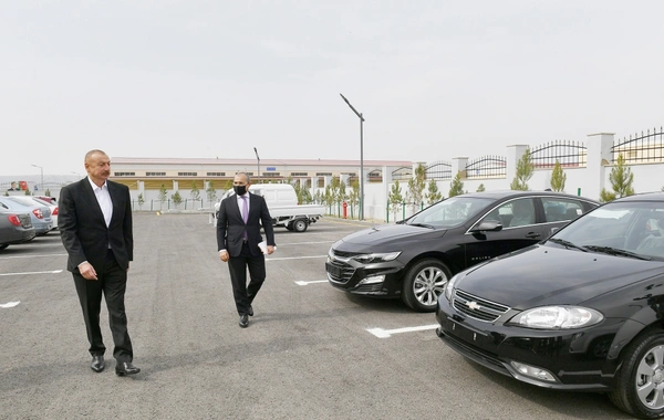 Prezident Hacıqabul Sənaye Məhəlləsinin açılışında iştirak edib - YENİLƏNİB - FOTO