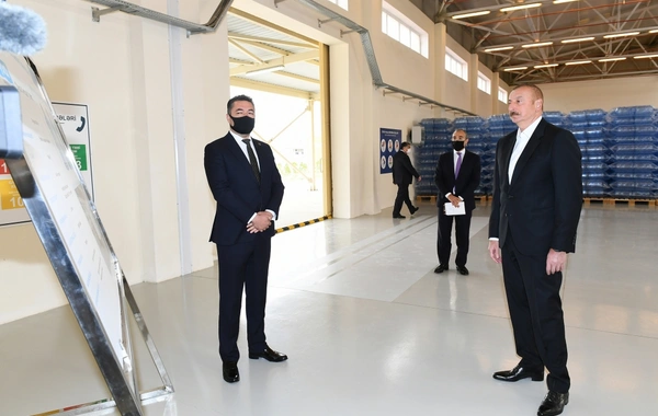 Prezident Hacıqabul Sənaye Məhəlləsinin açılışında iştirak edib - YENİLƏNİB - FOTO