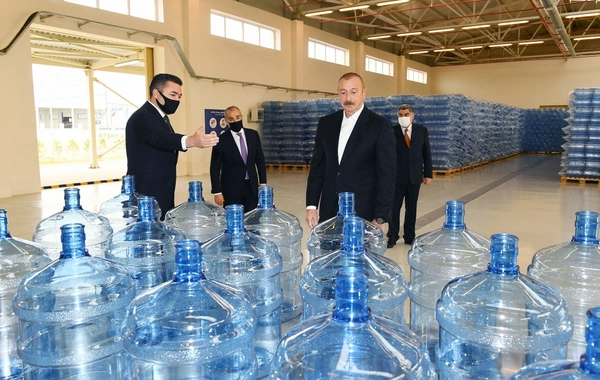 Prezident Hacıqabul Sənaye Məhəlləsinin açılışında iştirak edib - YENİLƏNİB - FOTO
