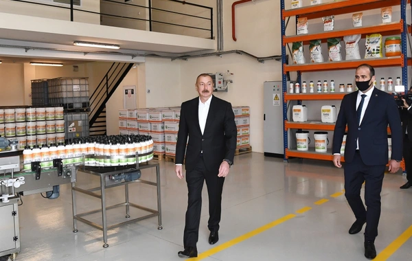 Prezident Hacıqabul Sənaye Məhəlləsinin açılışında iştirak edib - YENİLƏNİB - FOTO