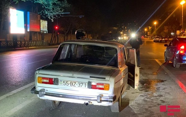 В Баку участники ДТП избили виновника аварии - ВИДЕО