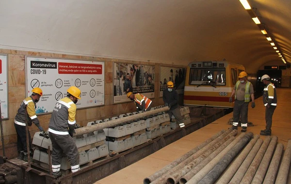 "Elmlər Akademiyası" metro stansiyasının son görüntüləri - FOTO