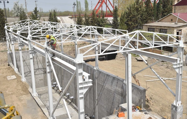 Bu şəhərin içməli su təchizatı infrastrukturu yenidən qurulur - FOTO