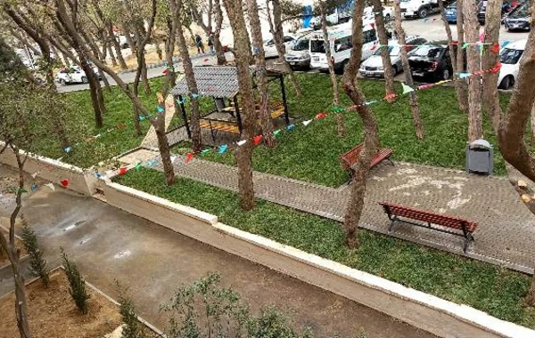 Nəsimi rayonunda növbəti abad həyət istifadəyə verildi - FOTO