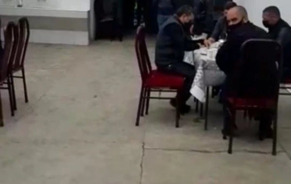Şəmkirdə yas mərasimi keçirmək istəyən şəxslər saxlanılıb - FOTO