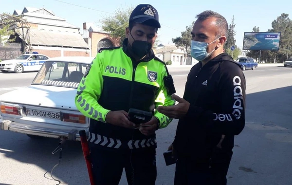 Reyd zamanı 25 sürücüyə protokol tətbiq olunub - FOTO