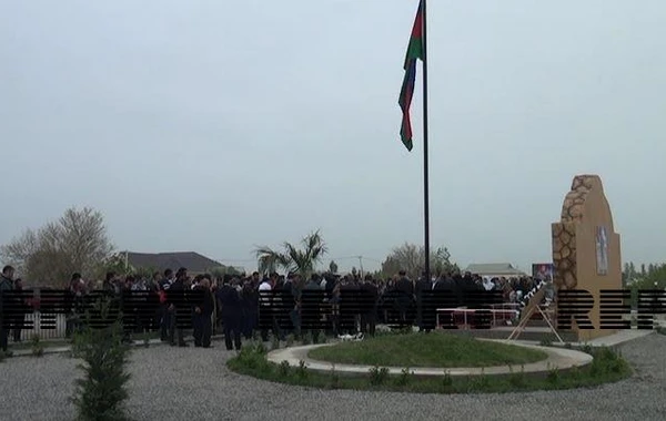 Salyanda şəhidin xatirəsinə bulaq istifadəyə verildi - FOTO