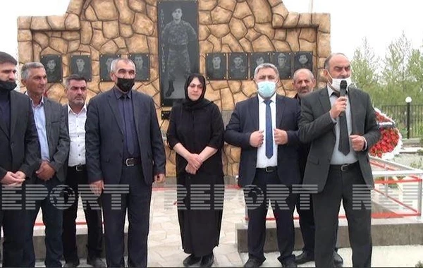 Salyanda şəhidin xatirəsinə bulaq istifadəyə verildi - FOTO