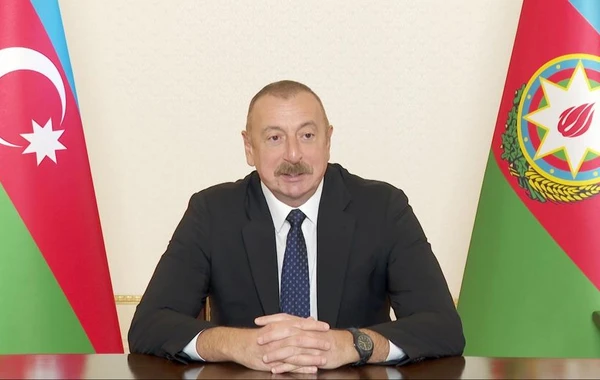 İlham Əliyev Dünya İqtisadi Forumunun prezidenti ilə videokonfrans formatında görüşüb - FOTO