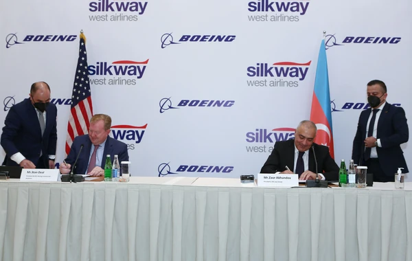 Silk Way West Airlines подписала стратегическое соглашение с Boeing о расширении флота